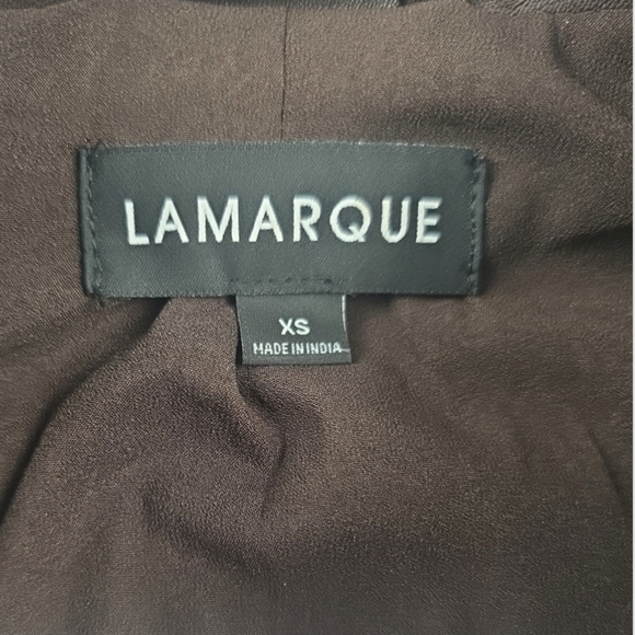 New LAMARQUE Oceana Fitted Leather Jacket Women’s Sz XS Brown NWT $595-$635 MSRP - Picture 11 of 16